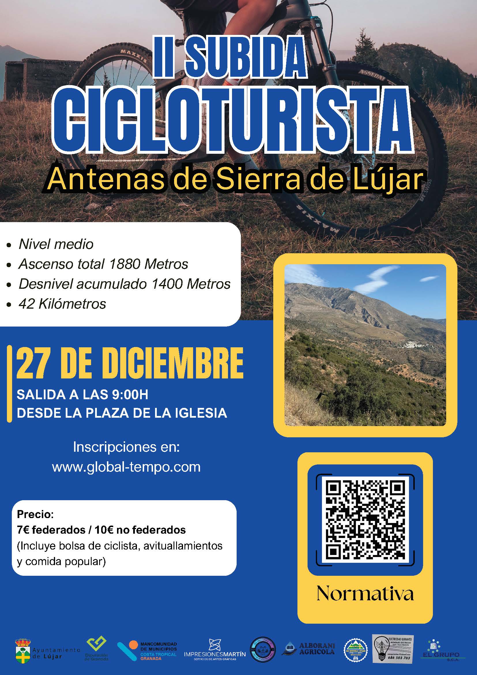 II SUBIDA CICLOTURISTA - ANTENAS DE SIERRA DE L�JAR